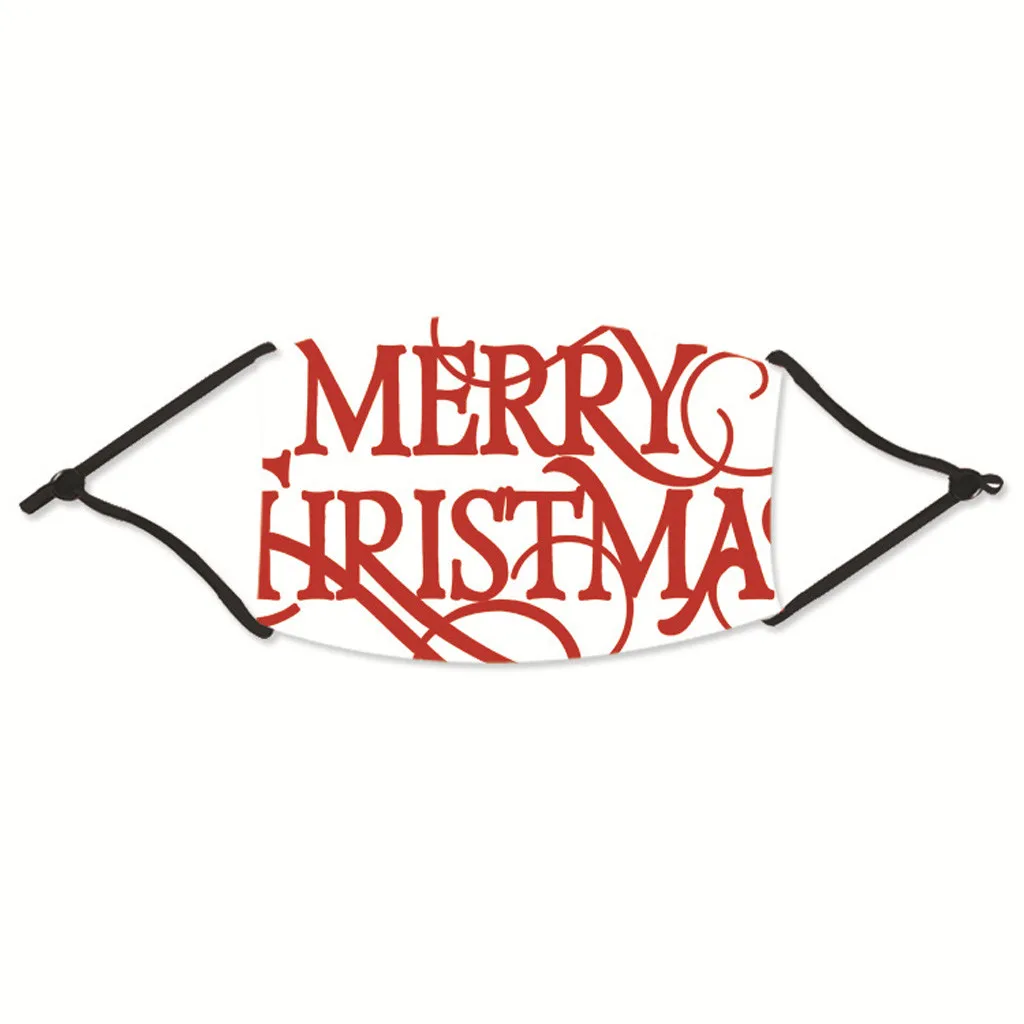 Маска для лица с принтом рождественской елки карнавальный костюм взрослых маска