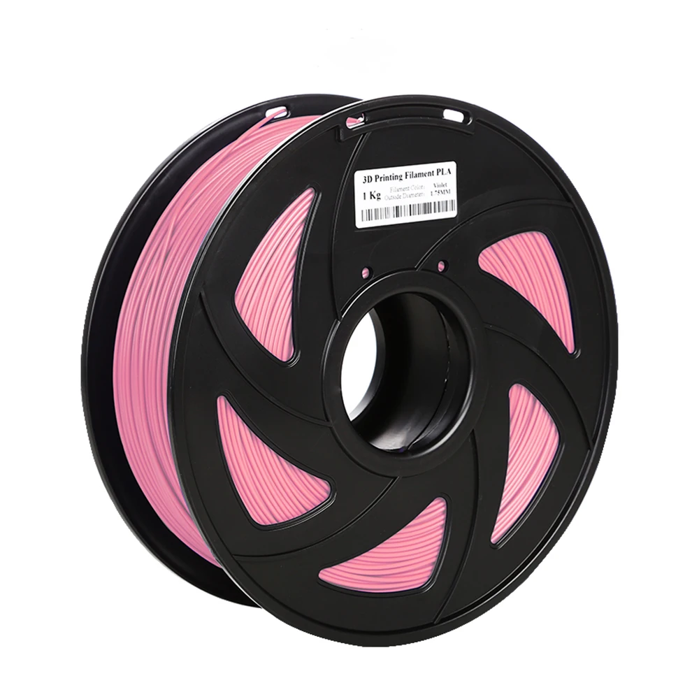 Pink Новое поступление 3D-принтеры нити 1,75 1 кг PLA Пластик резиновая расходных материалов Материал - Цвет: Pink