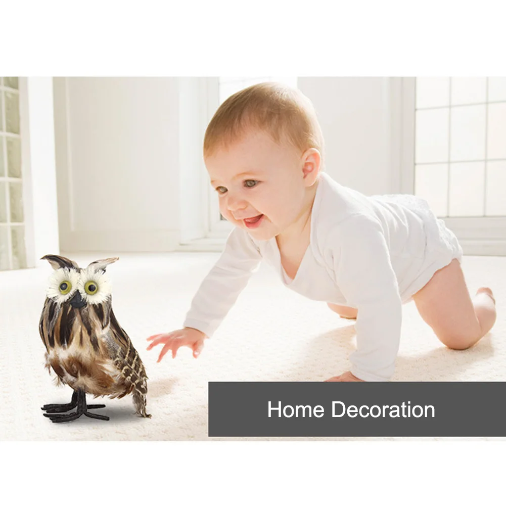 Быстро раскупаемый 1 шт. искусственный Сова белый моделирование пены птица
