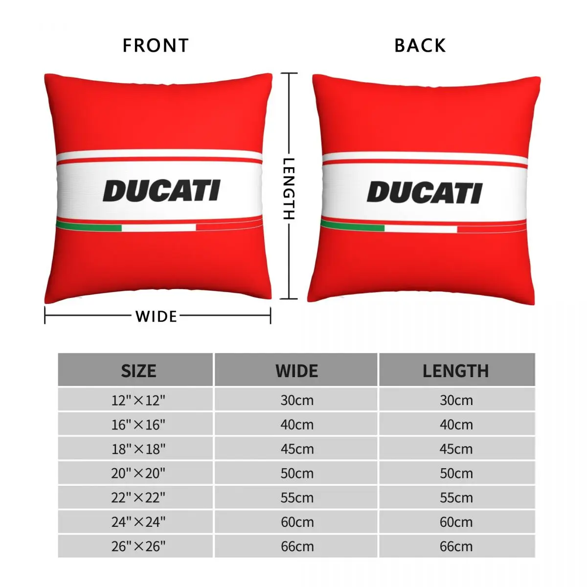 DUCATI Италия квадратная наволочка полиэстер лен бархат узор молния Декор диванная