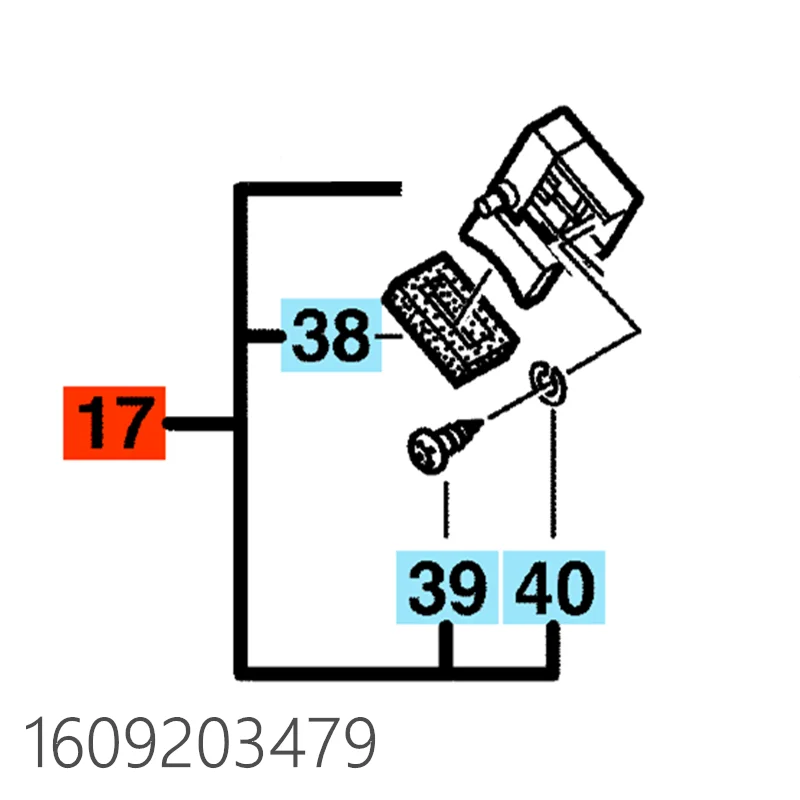 Переключатель для BOSCH GBL550 1609203479 ручной вентилятор аксессуары