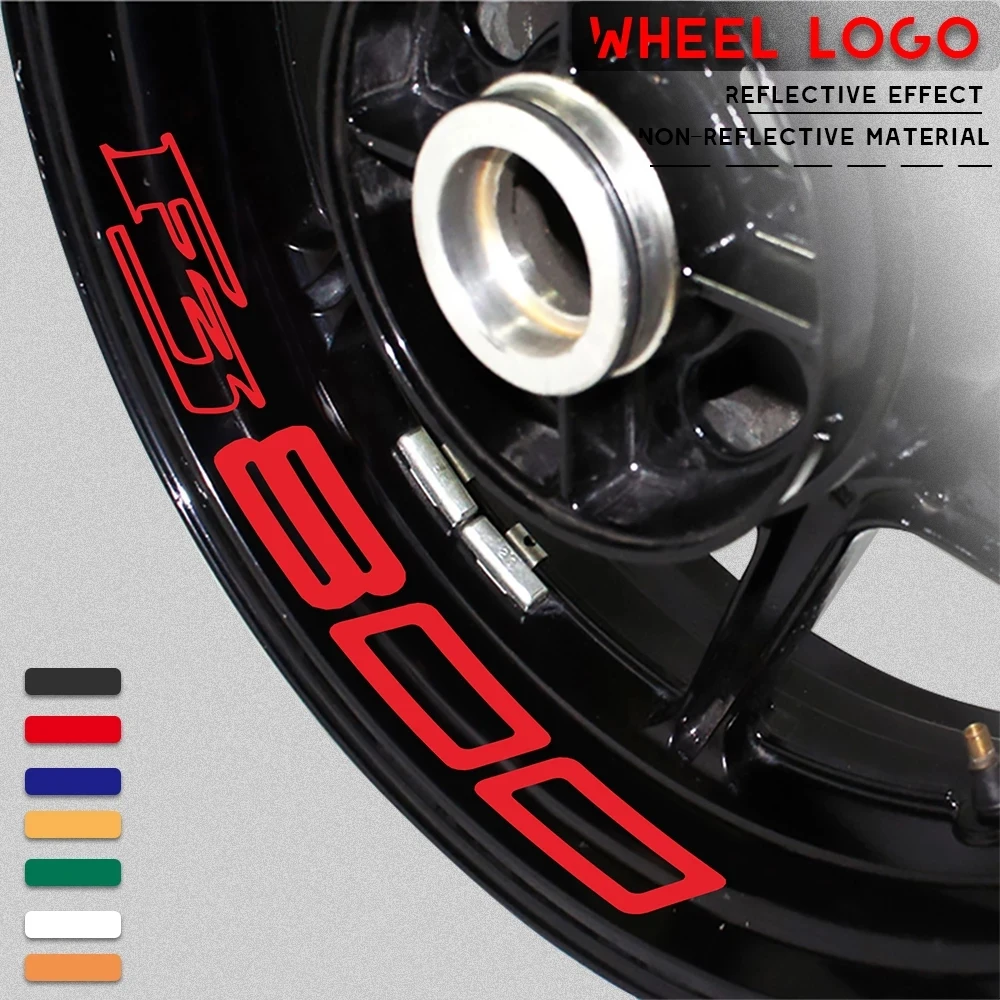 

Motorcycle Wheel Sticker Waterproof Reflective Decals Rim Decoration Logo For MV AGUSTA F3 800