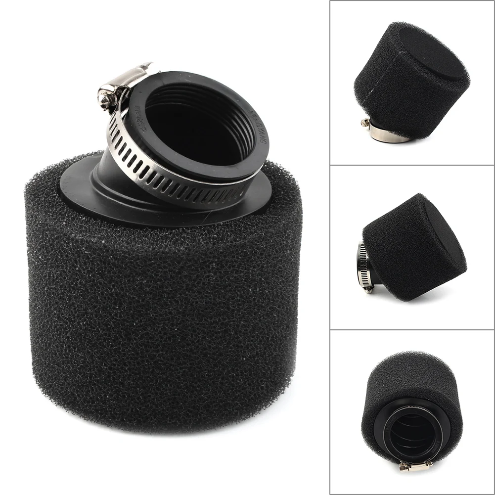 Motorcycle 38mm Air Filter Angled Black Foam for Dirt Pit Bike 110cc 125cc CRF50 CRF70 CRF50 70 XR50 KLX110
