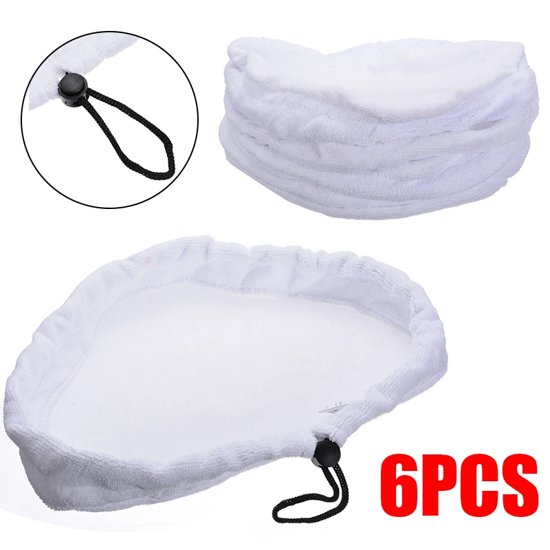 Сменные накладки для швабры с паровым полом 6 шт. из микрофибры инструменты