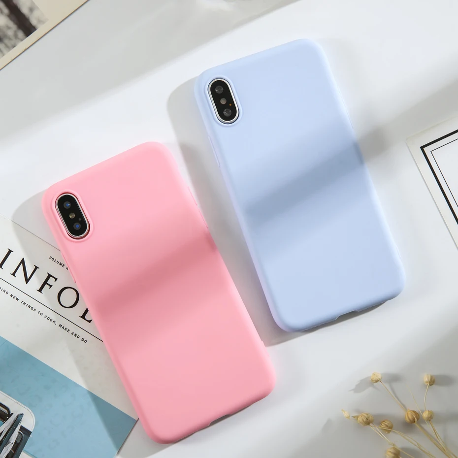 Matte Case for XIAOMI MI 9 SE 9T REDMI 7A 7 K20 Note Cute Soft TPU Silicone Full Protection Cover | Мобильные телефоны и