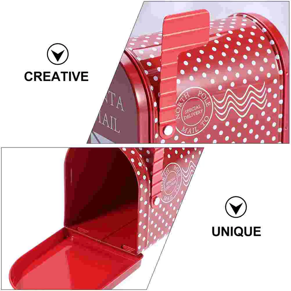 Fundas de almacenamiento de dulces de hierro, 2 piezas, creativas, cajas de embalaje de Chocolate para buz&oacute;n &uacute;nico-3