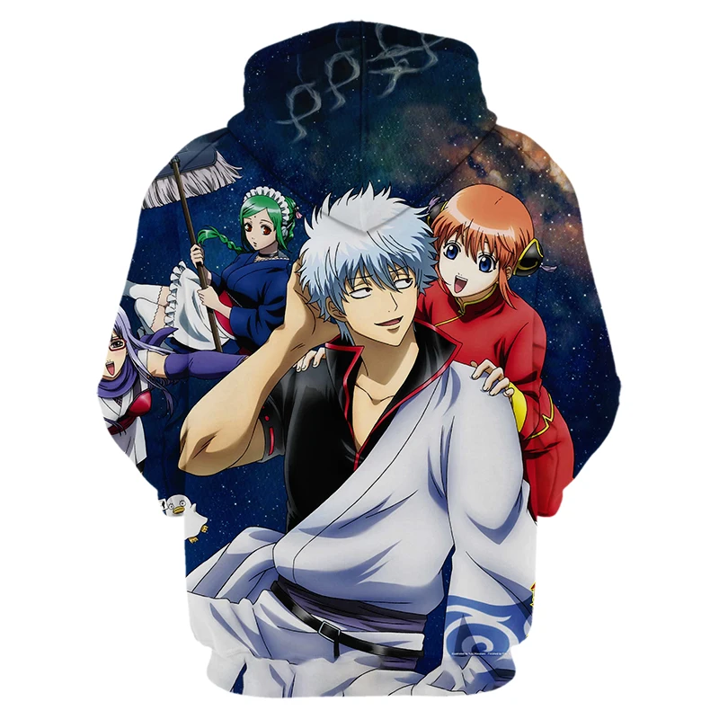 

New 2021 Springtime Autumn 3D Printed Anime Gintama Men Women Sweatshirt Fashion Cosplay Men Hoodies Streetwear Jacket Hoodie