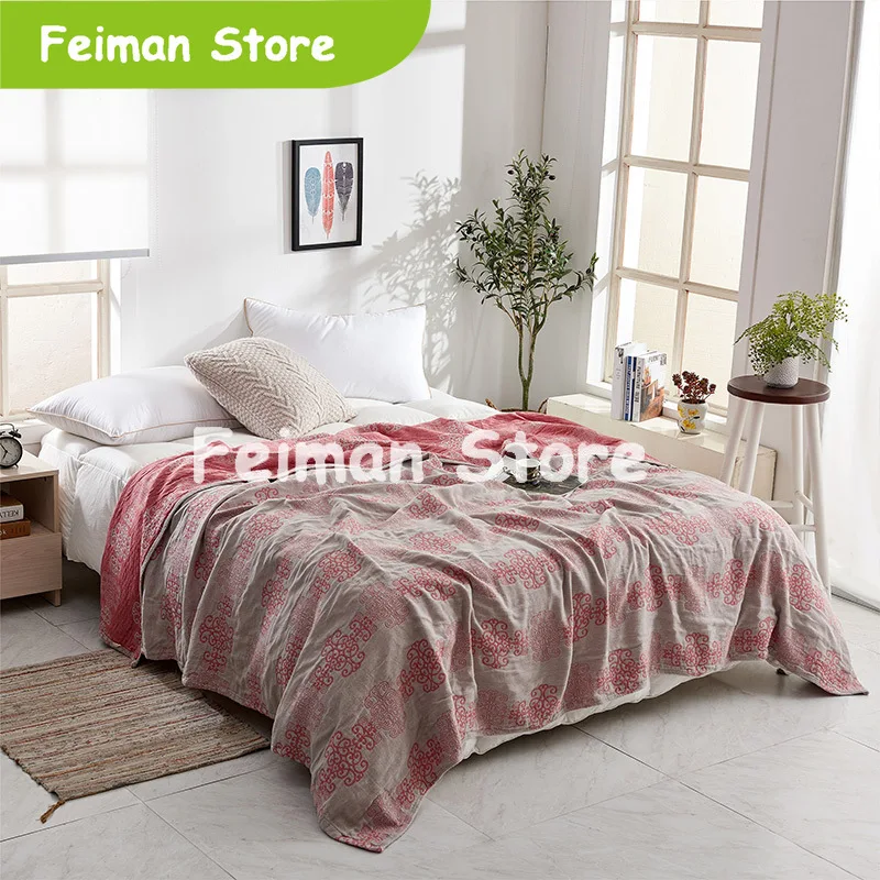2019 новое летнее одеяло 100% хлопок Марлевое Европейское домашнее постельное белье
