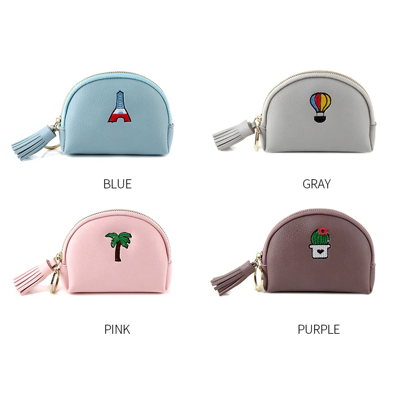 GFLV бренд 2019 Кошельки для монет женские мини милые кошельки с кисточкой подвесные