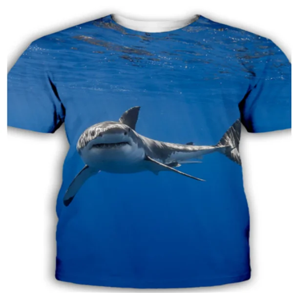 

Ocean short-sleeved T-shirt summer men's T-shirt men's casual tops fashion O-neck shirts plus size streetwear