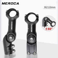 meroca degree angle 31 8mm 90mm 110mm extend stems raiser handle bicycle parts mountain bike adjustable stem 60