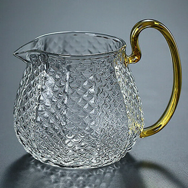 

Thickened Glass Teapots and 3 Cup Household Heat-Resistant Clear Teapots Tea Maker Tea Set HE
