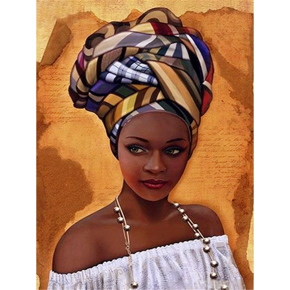 Африканская женщина DIY Вышивка 11CT наборы для вышивки крестиком набор рукоделия