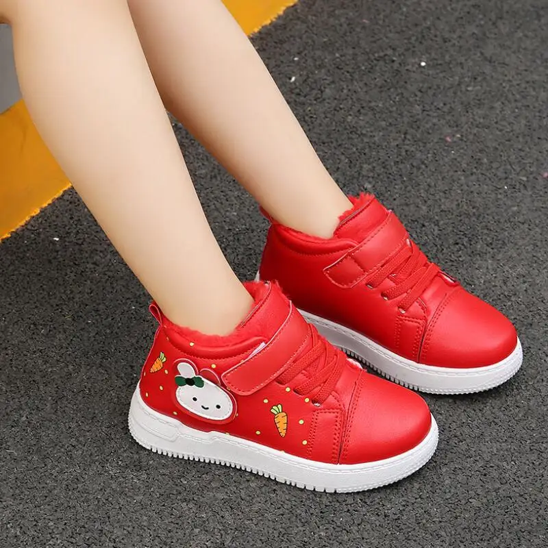 Детские зимние ботинки Повседневная обувь на резиновой подошве для маленьких