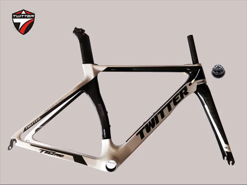Углеродная рама для дорожного велосипеда Twitter T10pro резка 700C суппорт тормоза