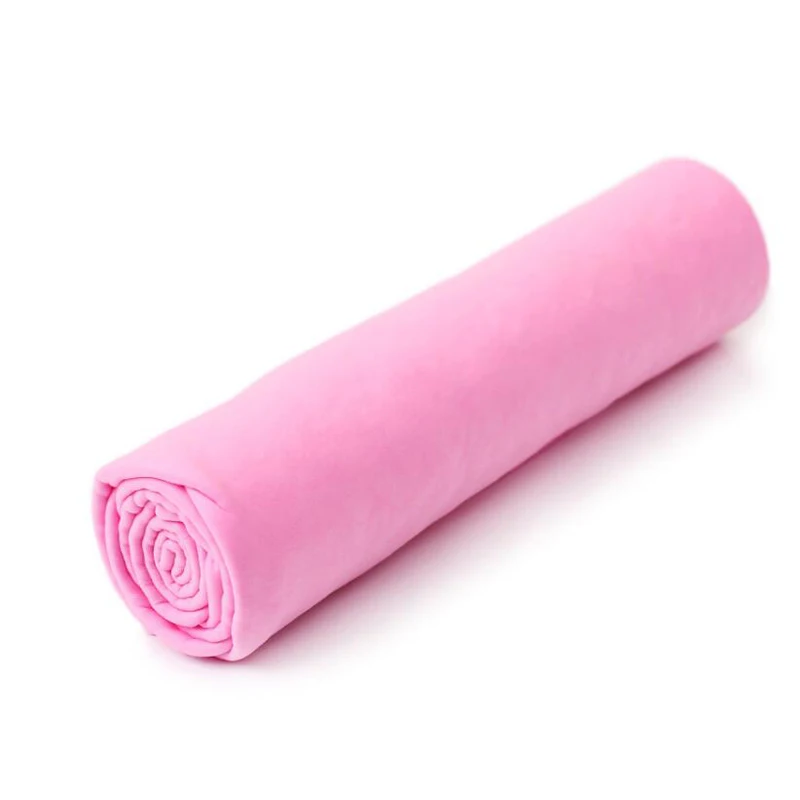 pink HE банное полотенце для домашних животных чистящие салфетки Волшебные волосы сухое полотенце синтетическая оленья кожа PVA Chamois Cham Полотенце для мойки авто OPP упаковка - Цвет: pink
