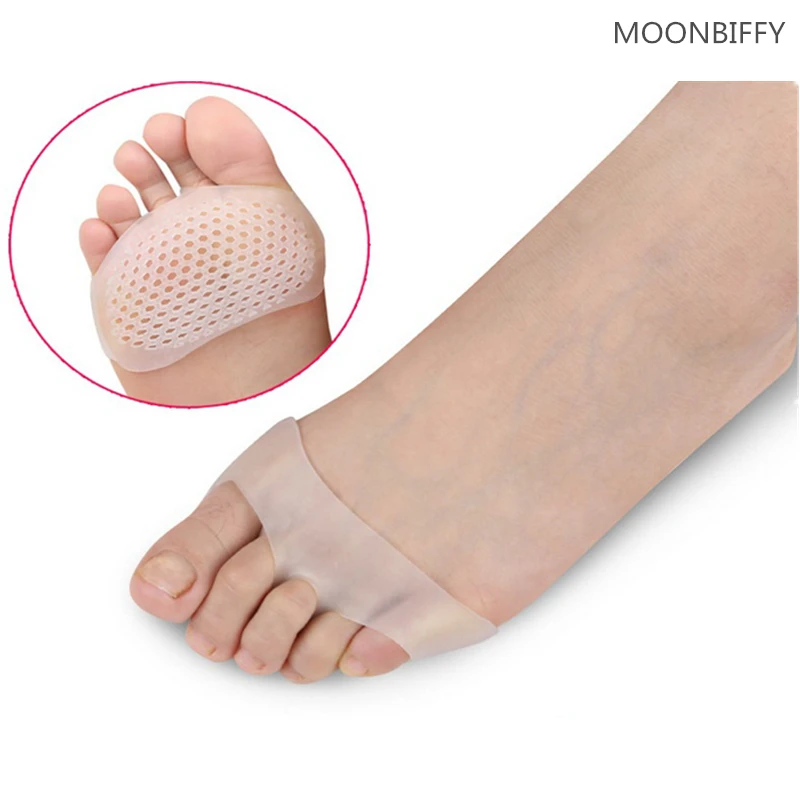 

Soft Silicone Gel Toe Pads High heel shock absorption anti Slip-resistant metatarsal foot Pad Forefoot Pad Feet Pain Health Care