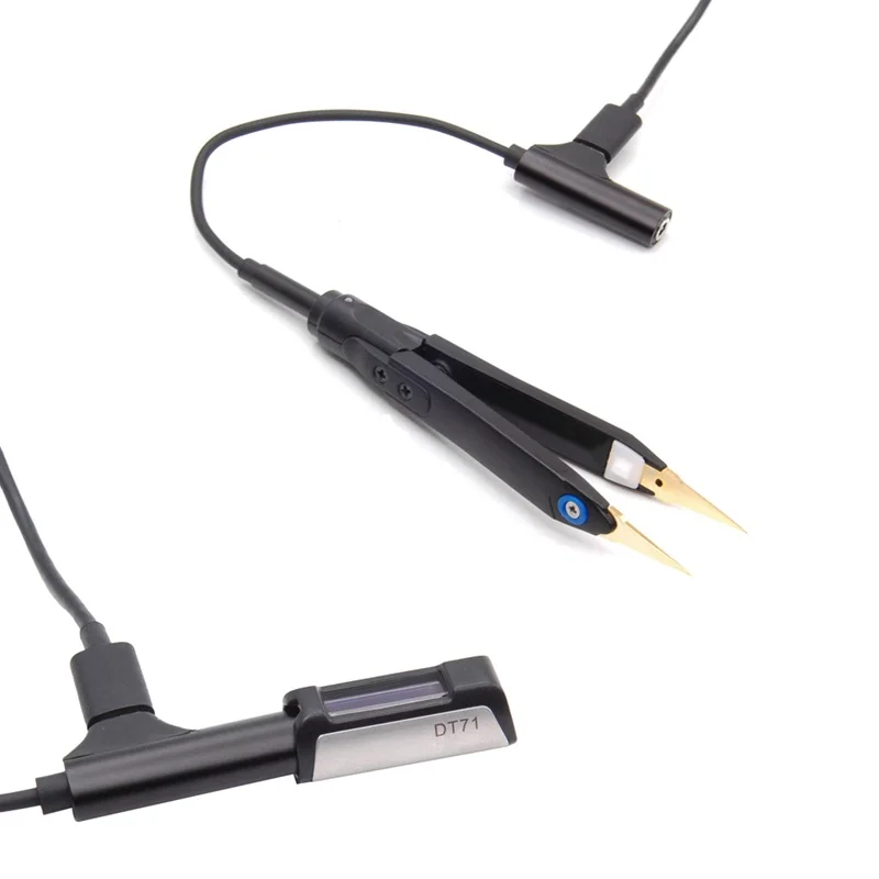 

DT71 Multimeter Digital Mini Tweezers SMD Tester Portable LCR Meter Diode Resistor Capacitor Frequency Signal Generator OLED