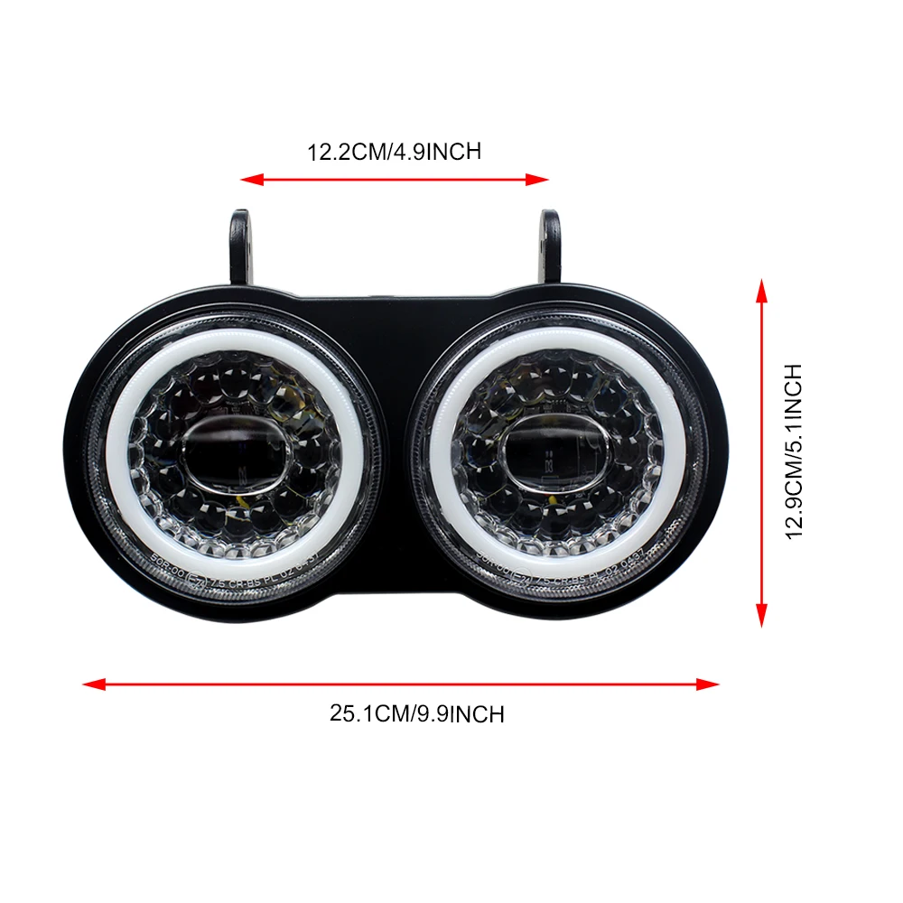 Для Buell XB Модель 2003-2010 Мотоцикл Двойной Свет Светодиодный Фара Привет Ближнего