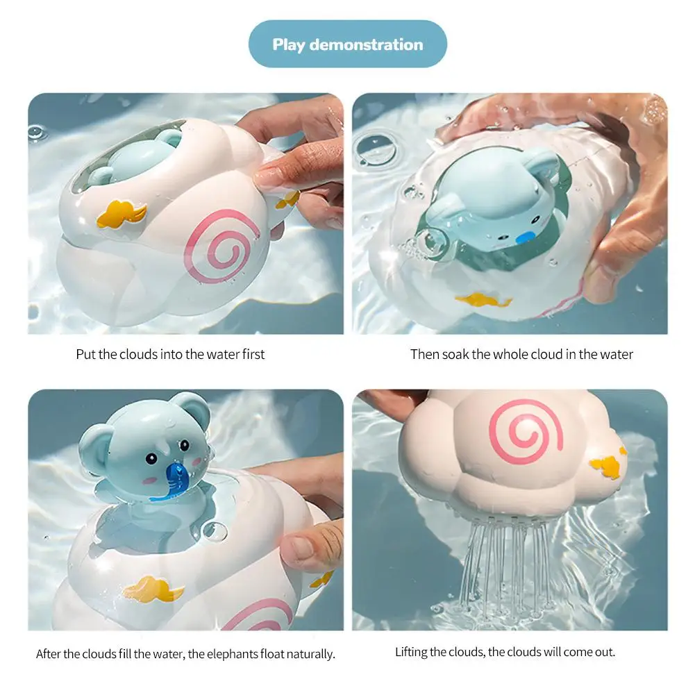 Baby Shower Toy Cute Cartoon Elephant Shower Toy Shower Shower Shower Swimming Water Toy Children's Gift