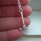 Ожерелье Молоток-инструмент кулон ожерелье-ожерелье мужчины женщины