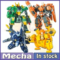 2022 creative new product mecha urban rotatable robot model building block assembly toy ornaments boy christmas birthday gift