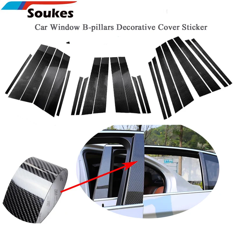 

Углеродное автомобильное Окно B, колонны C, наклейка на колонны для BMW E46, E90, E60, E39, E36, F30, F10, F20, X5, E70, E53, G30, E91, E92, E93, E87, X3, E83, F25