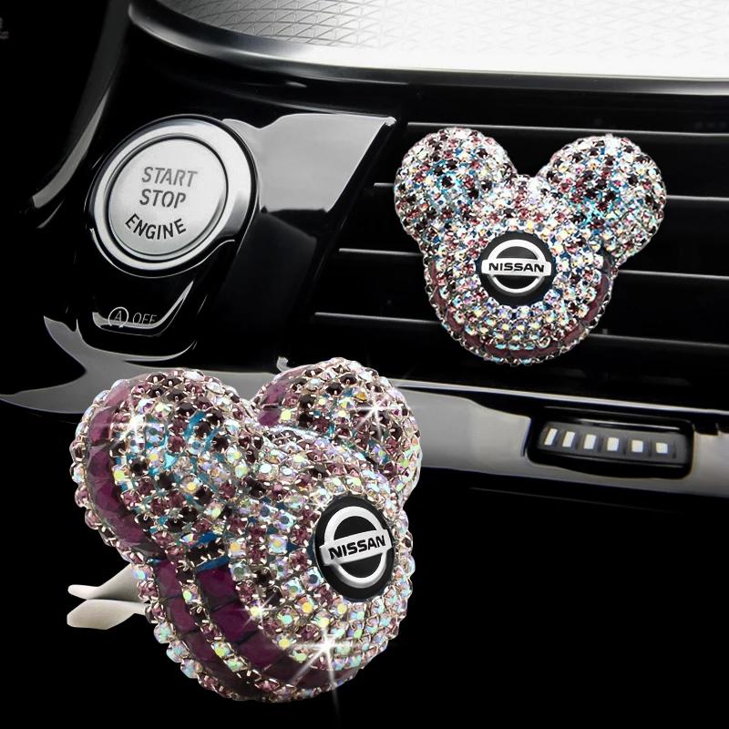 

Car Styling Vent Perfume Interior Clip Accessories for Nissan GTR 350Z uke Rogue Ratrol Leaf Qashqai Altima Maxima Tiida Teana