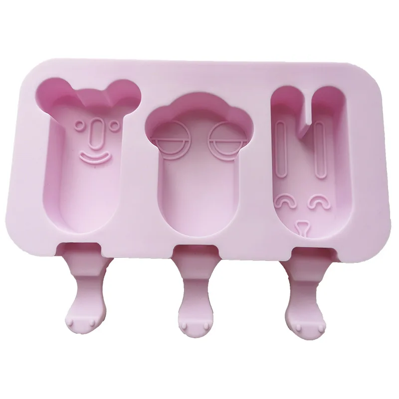 

Silicone Ice Cream Mold Popsicle Molds DIY Homemade Ice Lolly Mold Ice Cream Popsicle Ice Pop Maker Mould with Lid