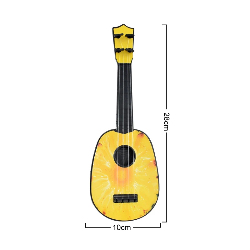 J 28CM Детские игрушки для начинающих, Классическая гитара укулеле, развивающий музыкальный инструмент, игрушка для детей, забавные игрушки для девочек и мальчиков - Color: J 28CM
