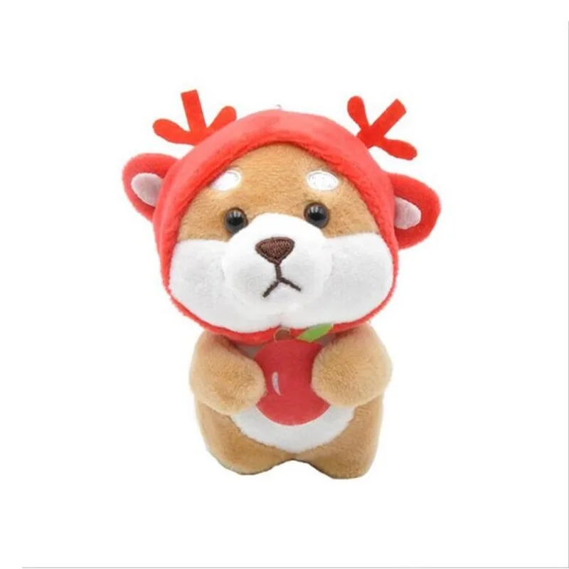 Cute Shiba Inu Plush Keychain - Small Pendant for Kids - Stuffed Animal Toy - Creative Christmas and Birthday Gift image 4