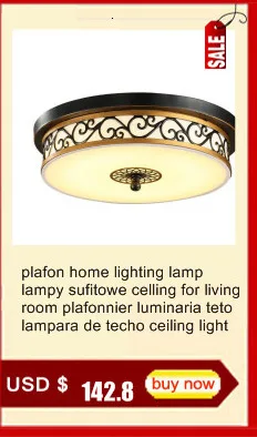 Lustre Luminaria светильник лампа Sufitowe винтажный плафон для гостиной Lampara светильник ing Plafondlamp Хрустальный светодиодный потолочный светильник