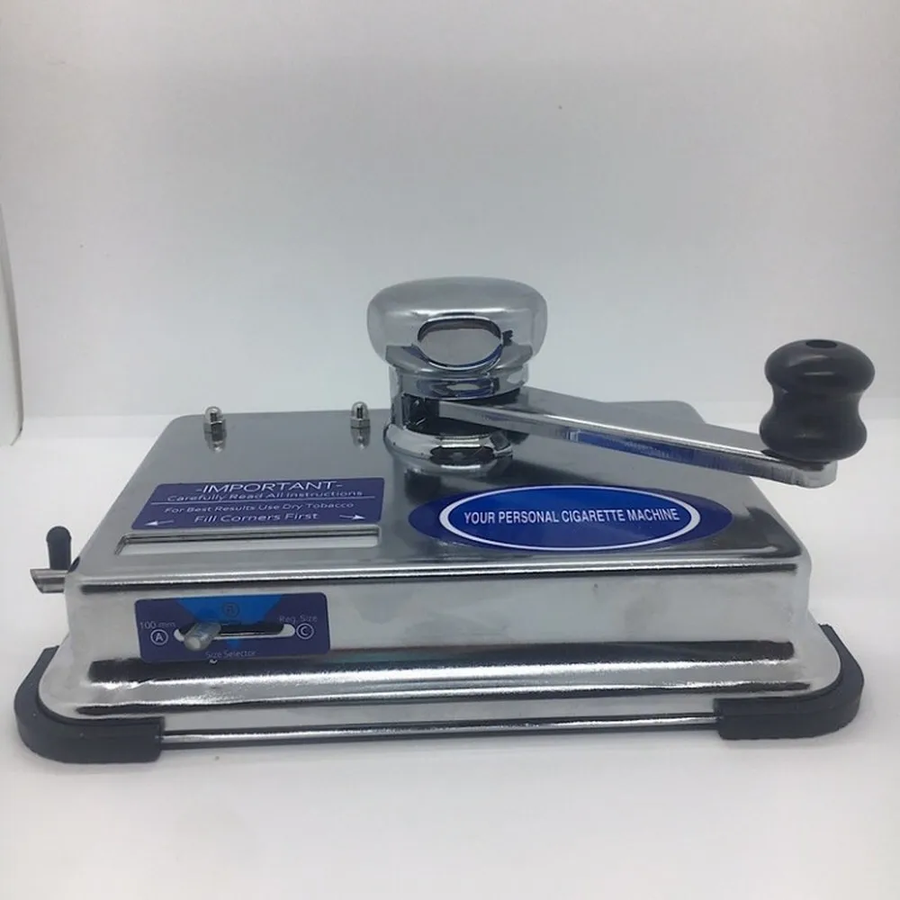 

Cigarette Rolling Machine adjustable slim diameter stainless steel metal Manual hand Rocker 6.5mm automatic Tobacco tool maker