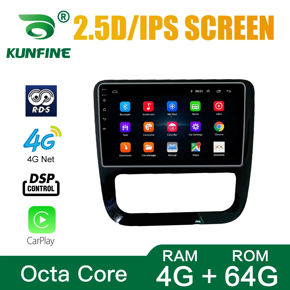 Автомобильный стерео проигрыватель для VW Scirocco 2009 2014 MT AC Octa Core Android 10 0