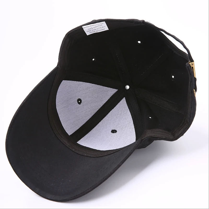 Бейсболка унисекс Регулируемая с вышивкой логотипа на заказ повседневная Кепка