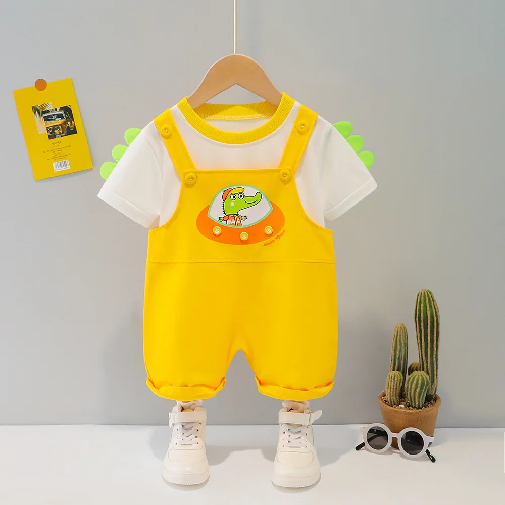 2 шт. детский летний комбинезон для мальчиков и девочек | Детская одежда обувь