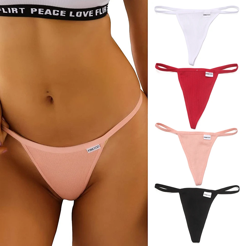 Сексуальное нижнее белье с Т-образной спинкой стринги низкой талией женские