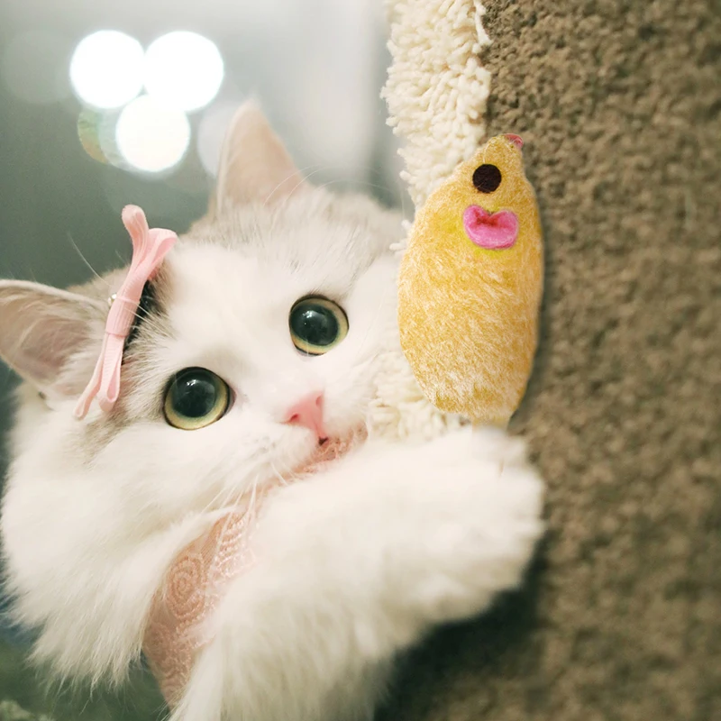 Dozzlor 15 шт/20 шт/30 шт кошачьи игрушки мышь образные забавные мыши котенок игральные 5