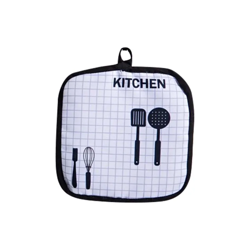 

Kitchen Gloves Insulation Cute Pattern Pad Cooking Microwave Gloves Baking BBQ Oven Potholders Oven Mitts Potholder Pad Hot Sale