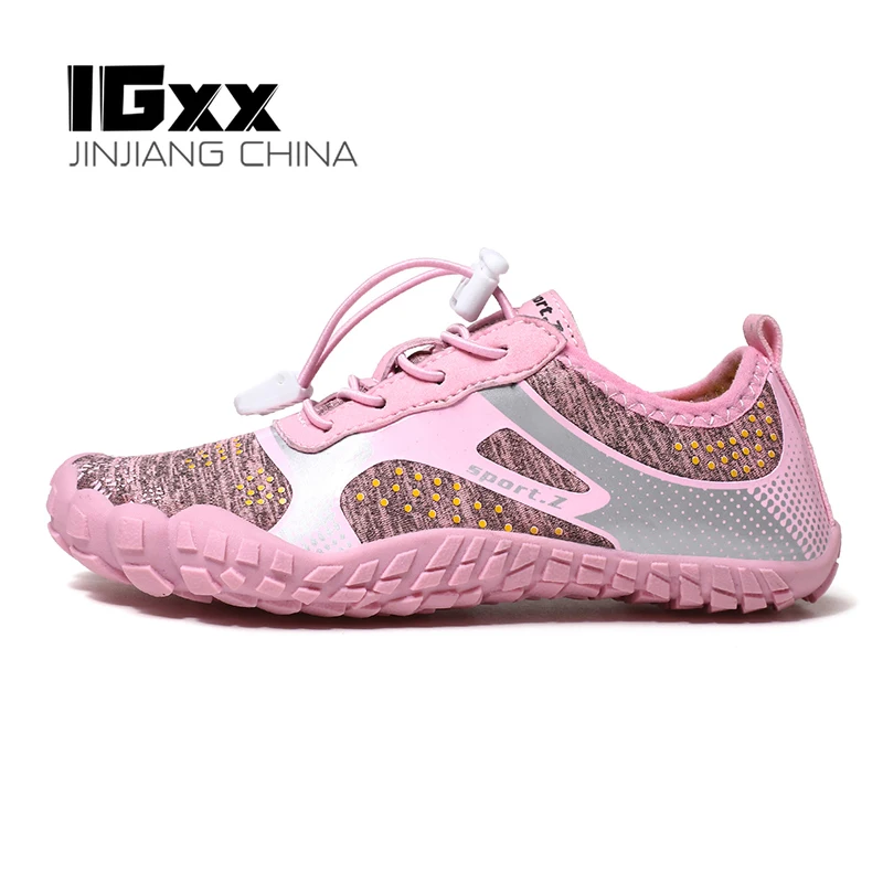 

IGxx Water Shoes for Kids Boys Girls Aqua Socks Barefoot Beach Sports Swim Quick Dry Lightweight Walking Hiking Wading Sneakers