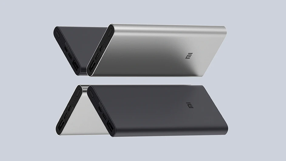 Внешний аккумулятор Xiaomi Mi 3 PLM12ZM с быстрой зарядкой 10000 мАч|quick charger|dual usb portsmart charging |