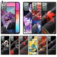 hot anime eva for samsung a70 a50 a40 a30 note 20 10 9 8 ultra lite plus tempered glass phone case