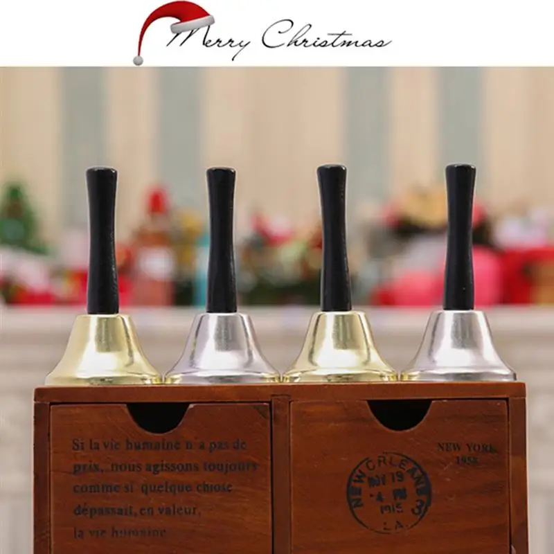 Металлический колокольчик для ужина в отеле рождественские подарки Колокольчик