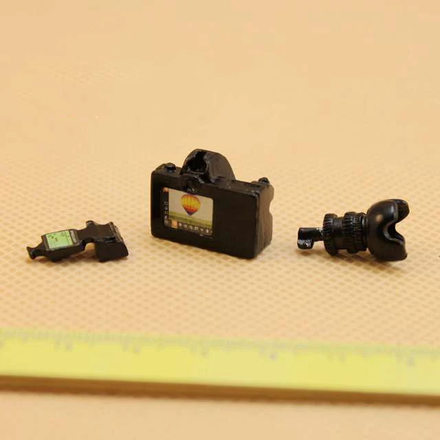 1:12 Кукольный домик Миниатюрный мини SLR Камера кукла аксессуары мебель игрушка для леса животных Семья коллекционный подарок