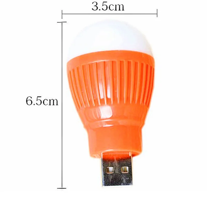 Мини светодиодная лампа USB Круглый наружный светильник для вспышки ночник