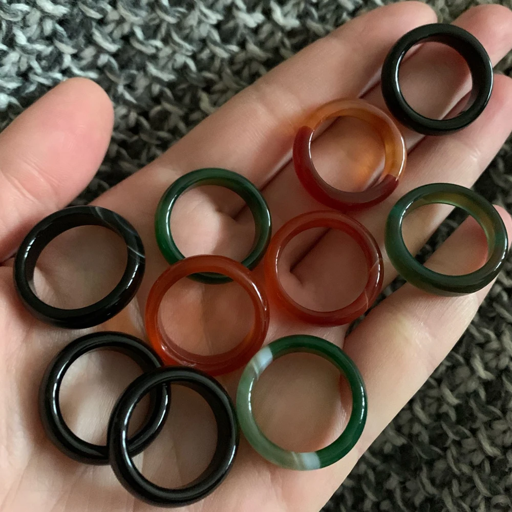 5 шт. Оптовая продажа Детское нижнее белье из натурального камня кольцо