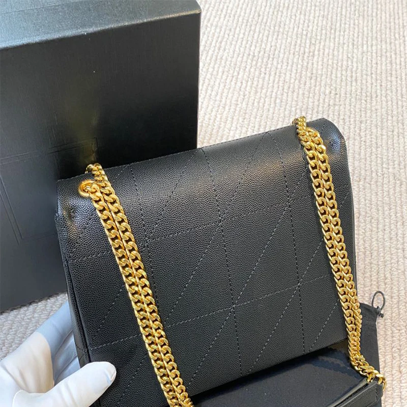 

Новая популярная стильная квадратная Изысканная сумка через плечо из натуральной кожи, женская простая модная универсальная сумка-мессенд...