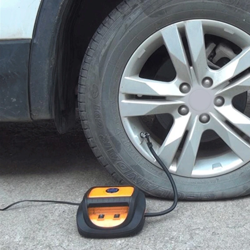

12V Portable Car Air Pump Digital Display Preset Tire Pressure Car Tyre Pump