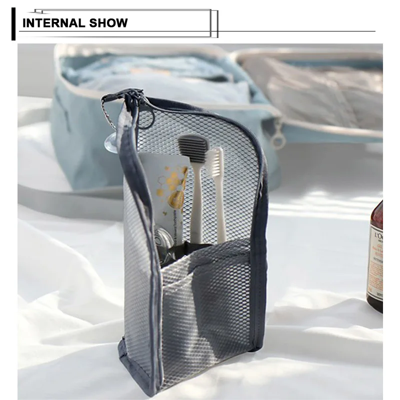 Дорожные сумки для макияжа из ПВХ многофункциональная водонепроницаемая сумка