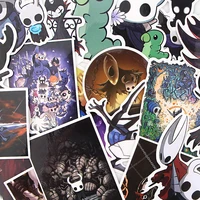 19pcs classic hollow knight stickers action adventure game graffiti sticker kids toy for diy luggage laptop car phone decoration